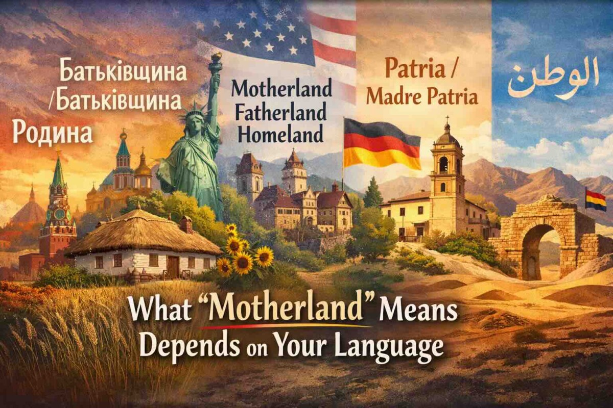 What “Motherland” Means Depends on Your Language