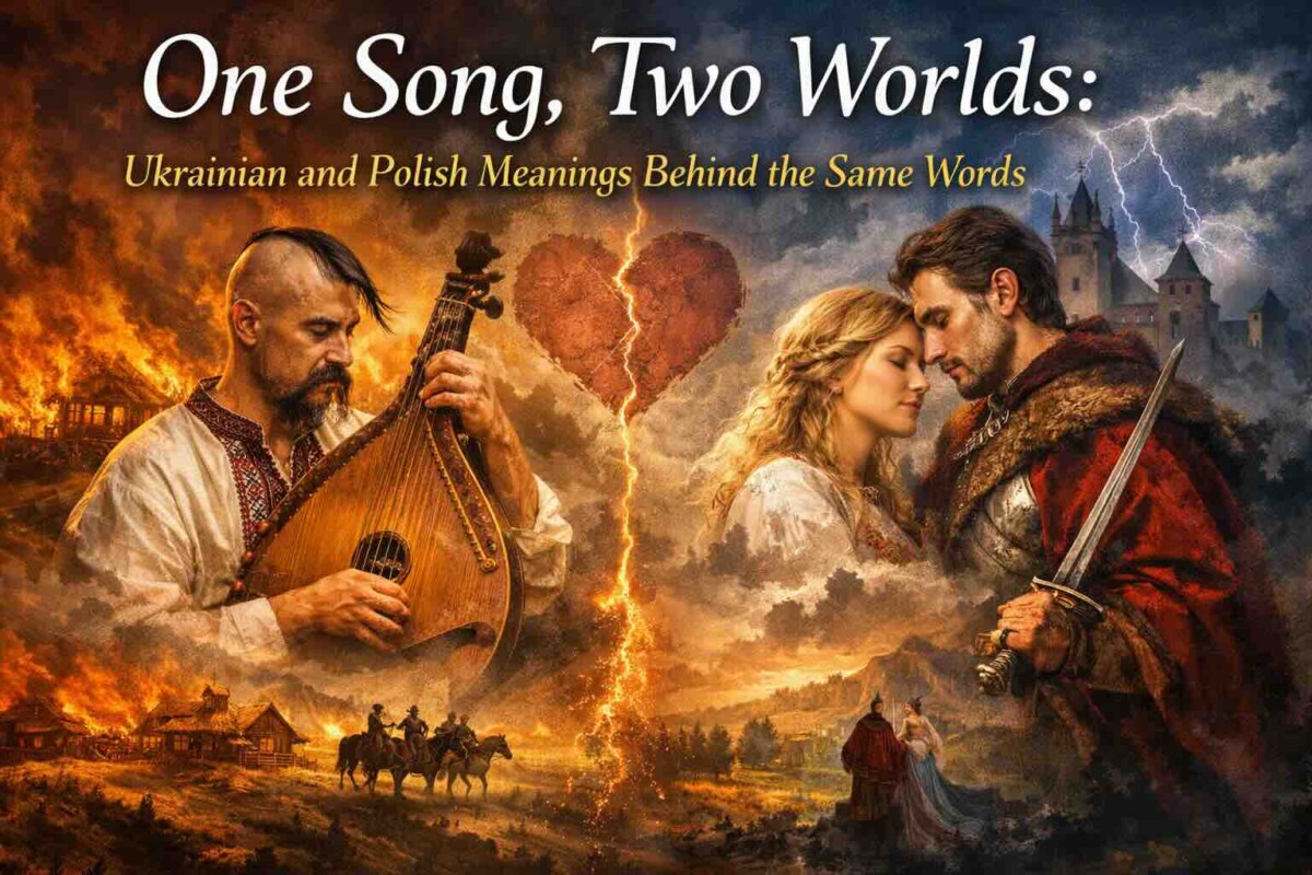 One Song, Two Worlds: Ukrainian and Polish Meanings Behind the Same Words