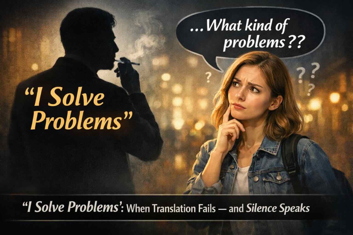 “I Solve Problems”: When Translation Fails — and Silence Speaks