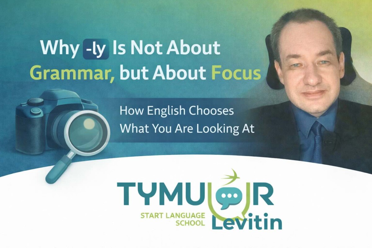 Why -ly Is Not About Grammar, but About Focus