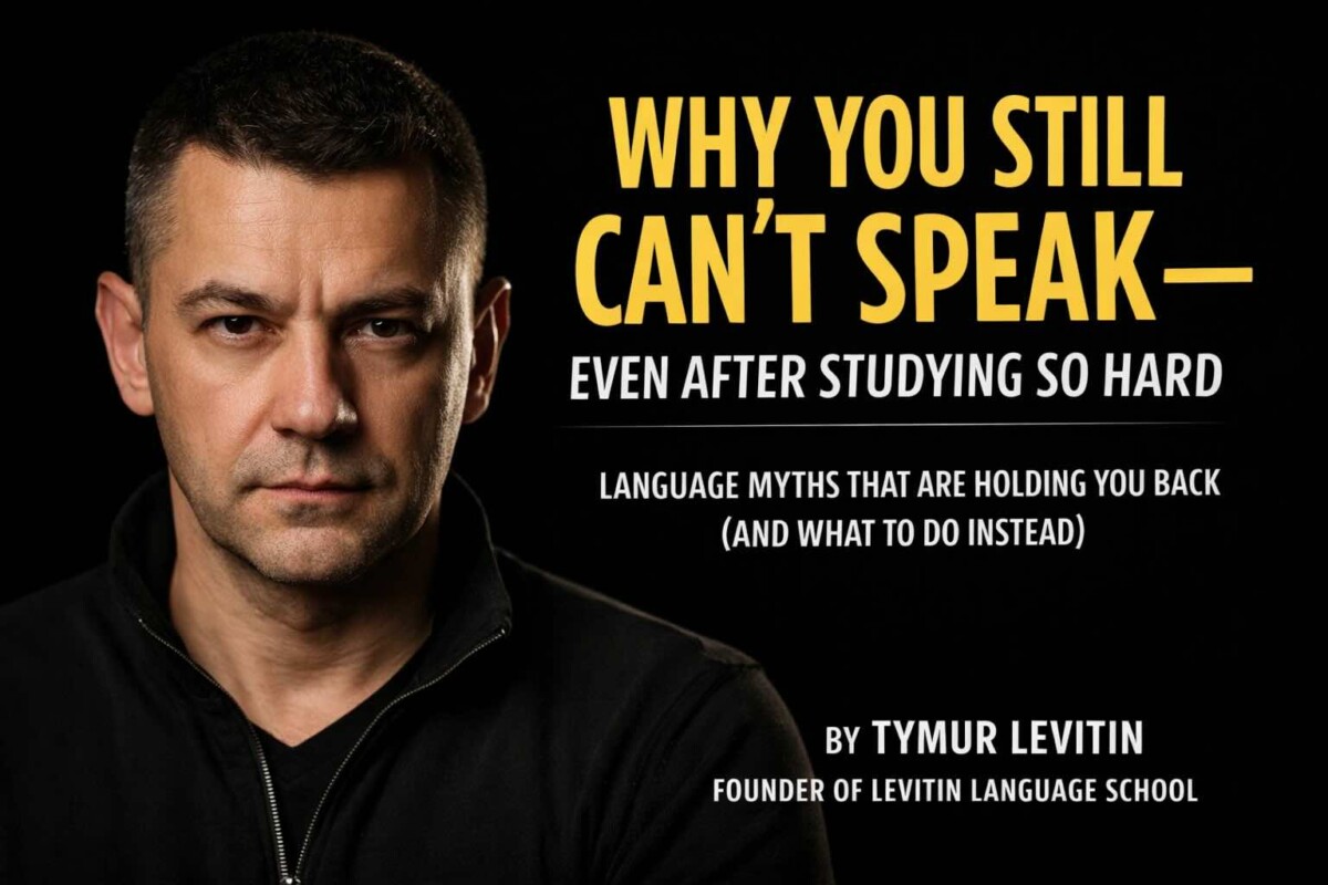 Why You Still Can’t Speak — Even After Studying So Hard