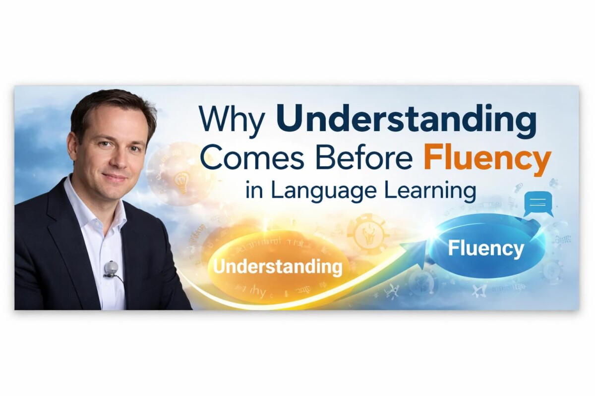 Why Understanding Comes Before Fluency in Language Learning