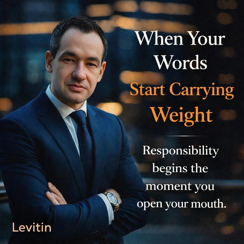 When Your Words Start Carrying Weight