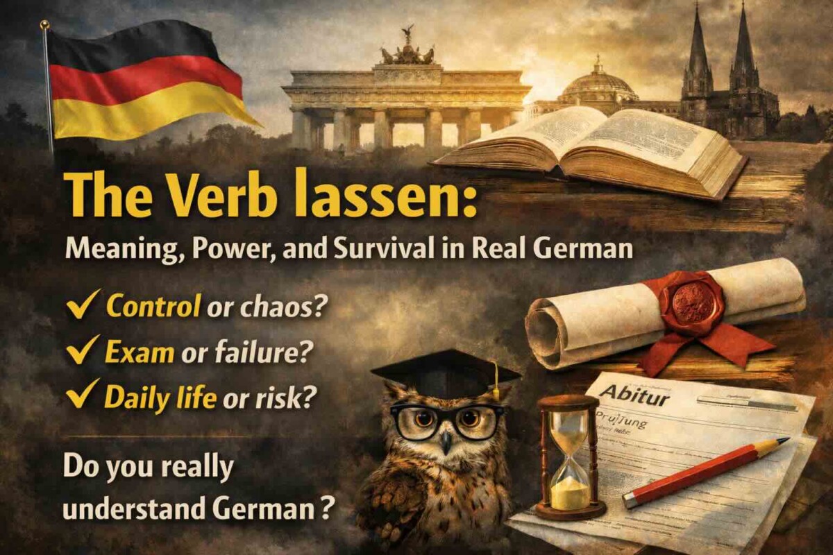 The Verb “Lassen” Explained | German Grammar for English Speakers | Meaning, Use & Real Context