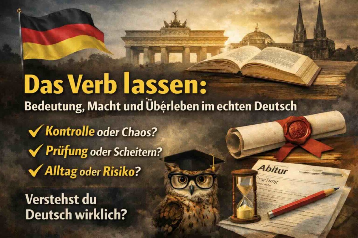 The Verb “Lassen” Explained | German for German Learners | Meaning, Logic & Real Usage