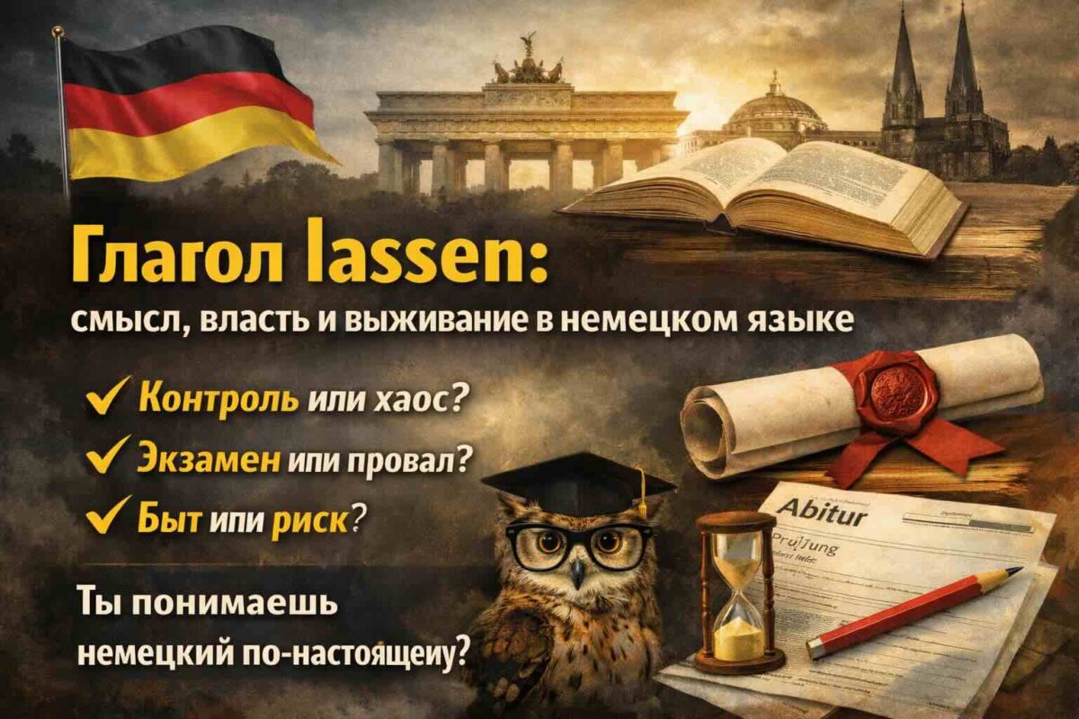 The Verb “Lassen” Explained | German for Russian Speakers | Meaning & Real Context