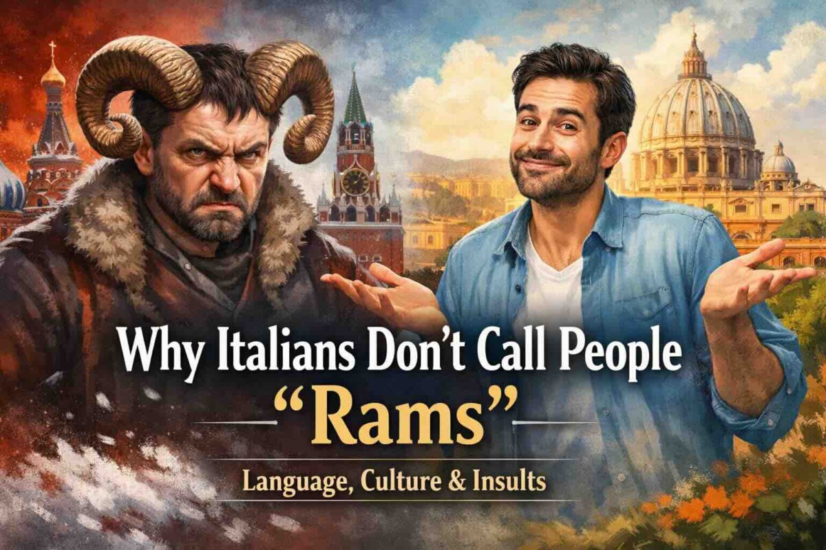 Why Italians Don’t Call People “Rams”