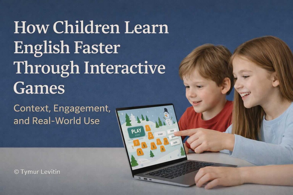 How Children Learn English Faster Through Interactive Games