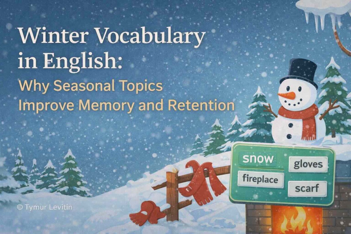 Winter Vocabulary in English: Why Seasonal Topics Improve Memory and Retention