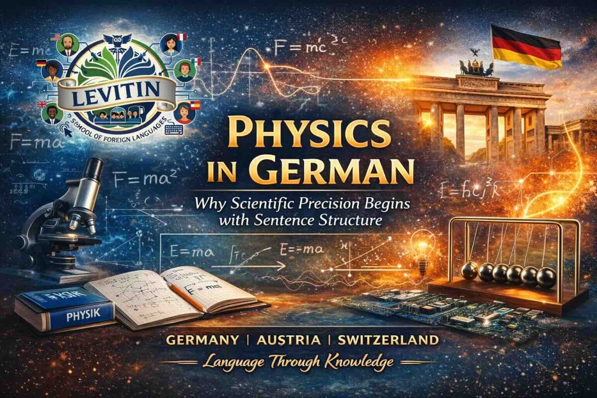 Physics in German: Why Scientific Precision Begins with Sentence Structure