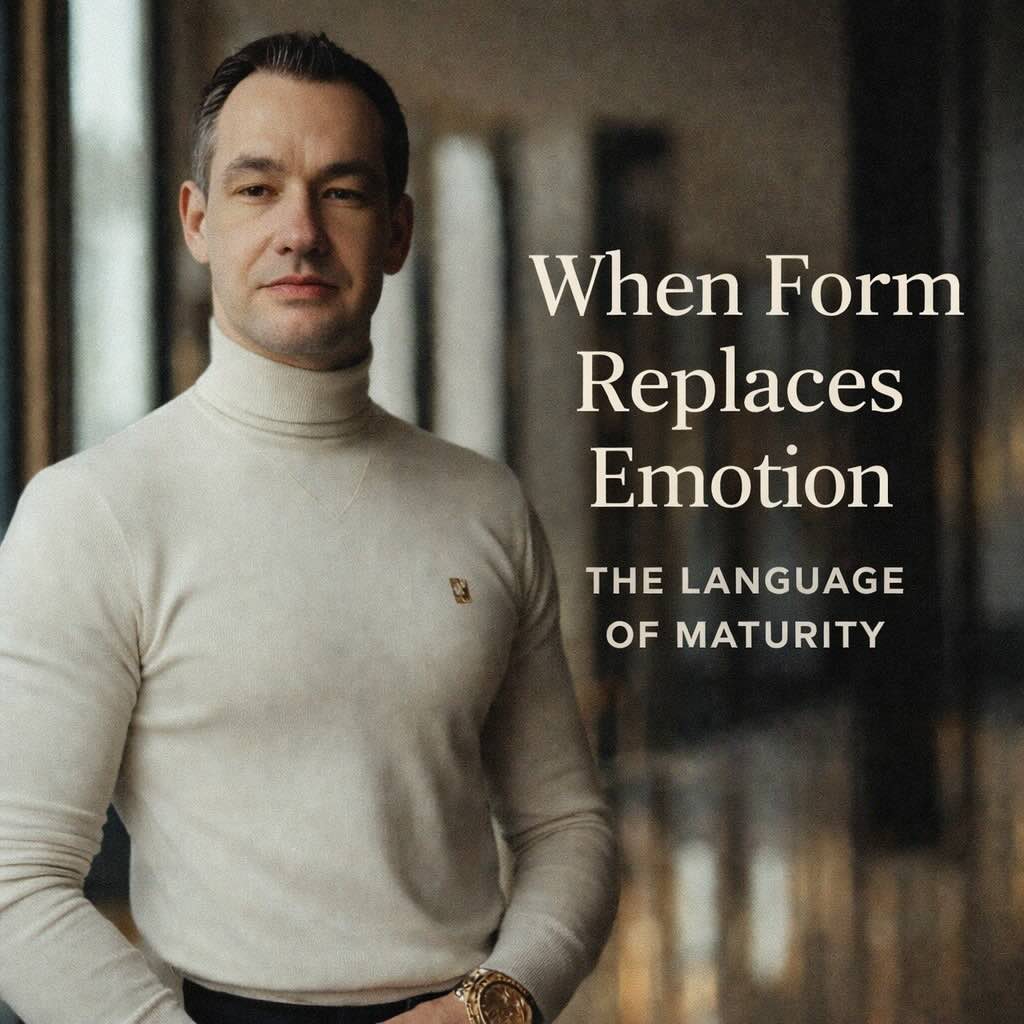 When Form Replaces Emotion