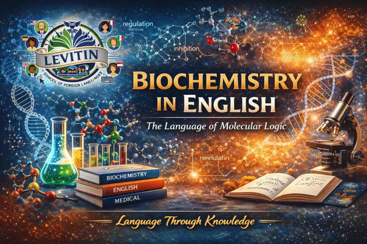 Biochemistry in English: The Language of Molecular Logic