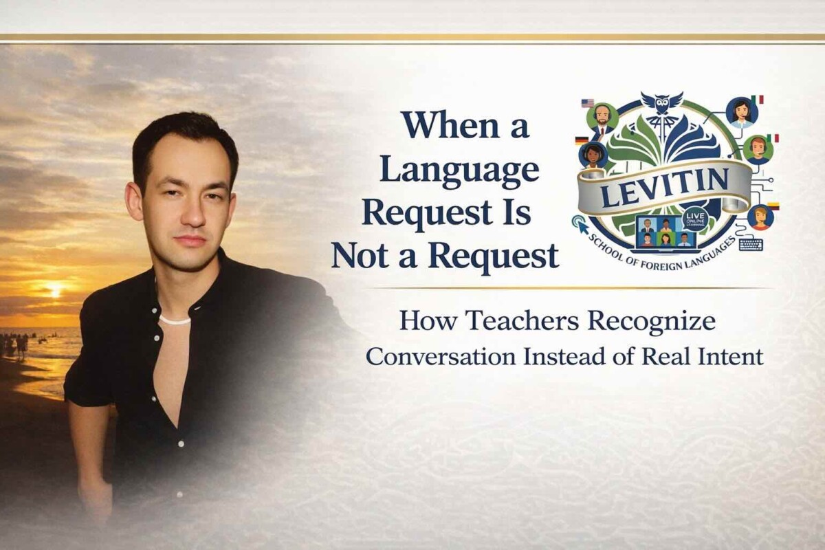 When a Language Request Is Not a Request: How Teachers Recognize “Conversation” Instead of Real Intent
