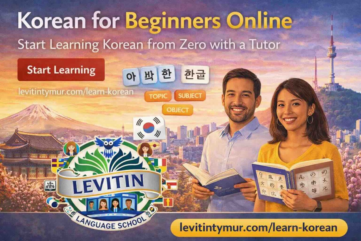 Korean for Beginners Online: Start Learning Korean from Zero with a Tutor