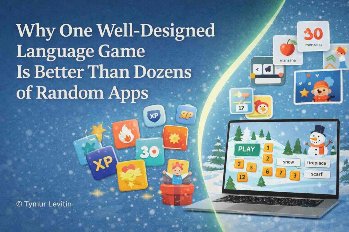 Why One Well-Designed Language Game Is Better Than Dozens of Random Apps
