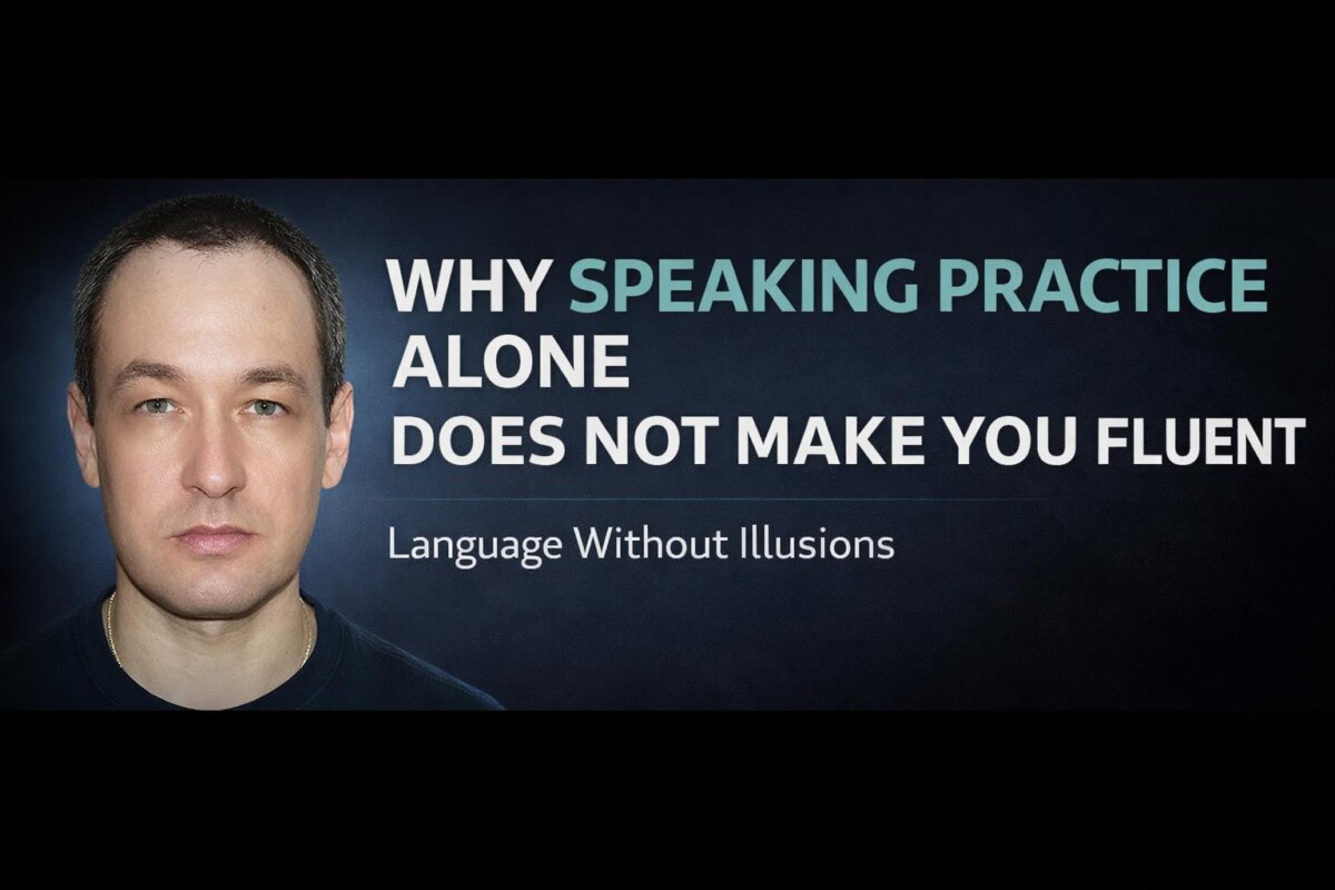 Why Speaking Practice Alone Does Not Make You Fluent