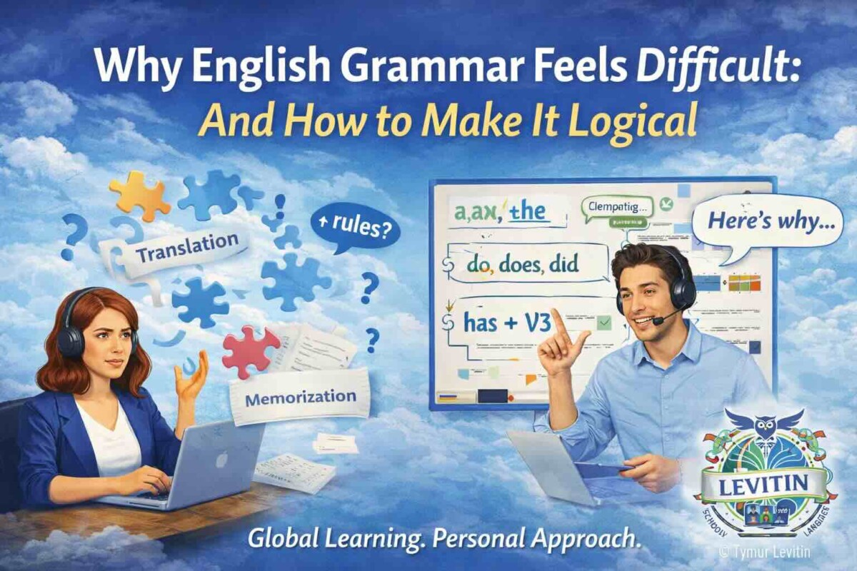 Why English Grammar Feels Difficult — And How to Make It Logical