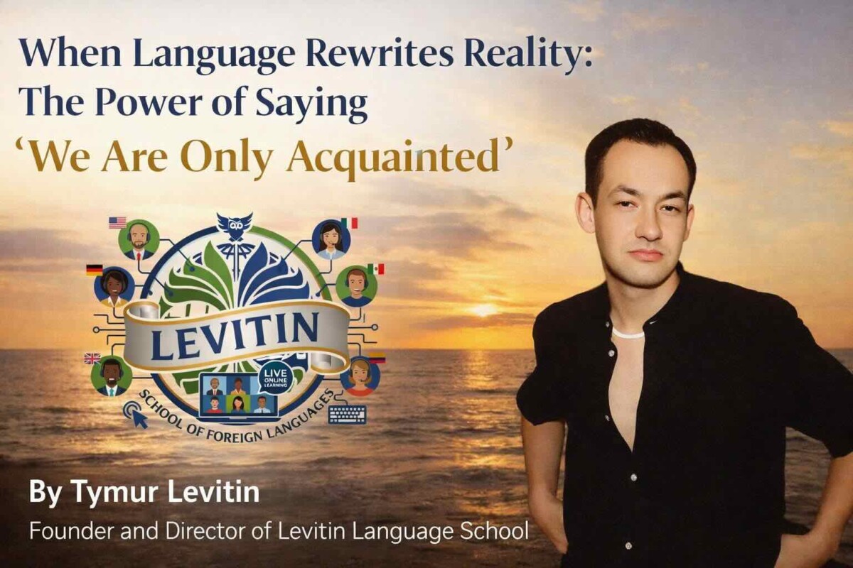 When Language Rewrites Reality: The Power of Saying “We Are Only Acquainted”