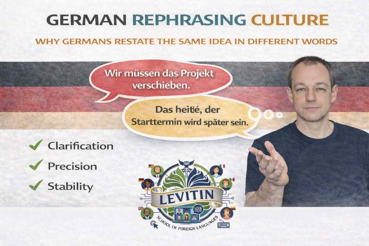 German Rephrasing Culture — Why Germans Restate the Same Idea in Different Words