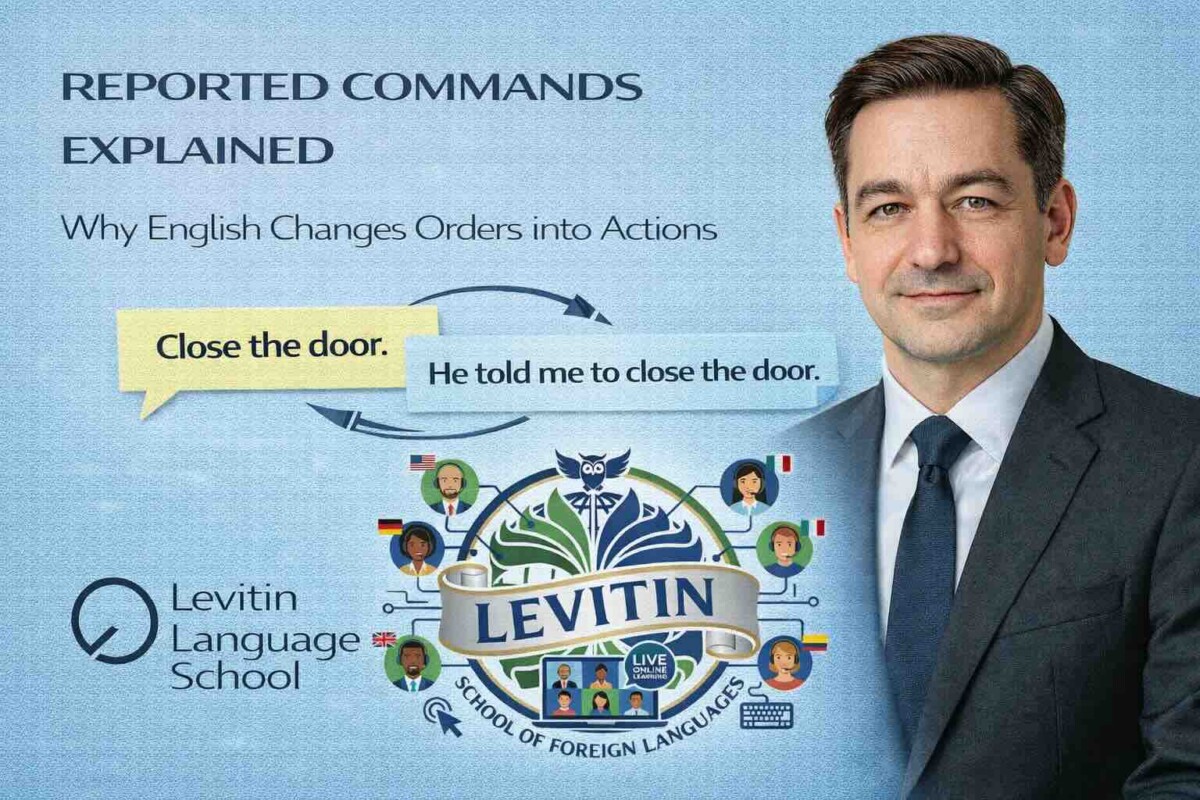 Reported Commands Explained — Why English Changes Orders into Actions