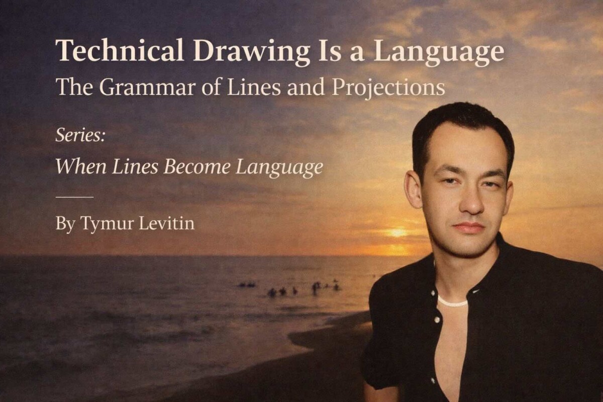 Technical Drawing Is a Language: The Grammar of Lines and Projections