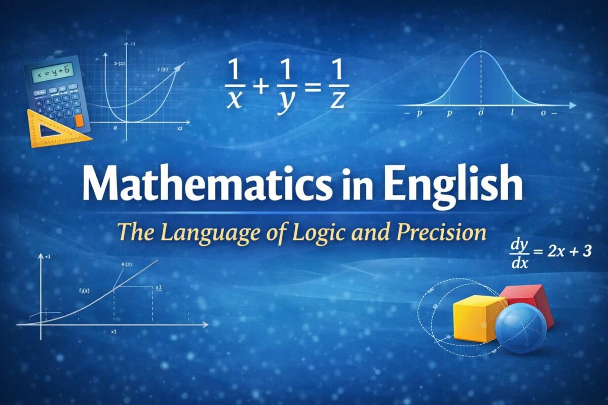 Mathematics in English — The Language of Logic and Precision