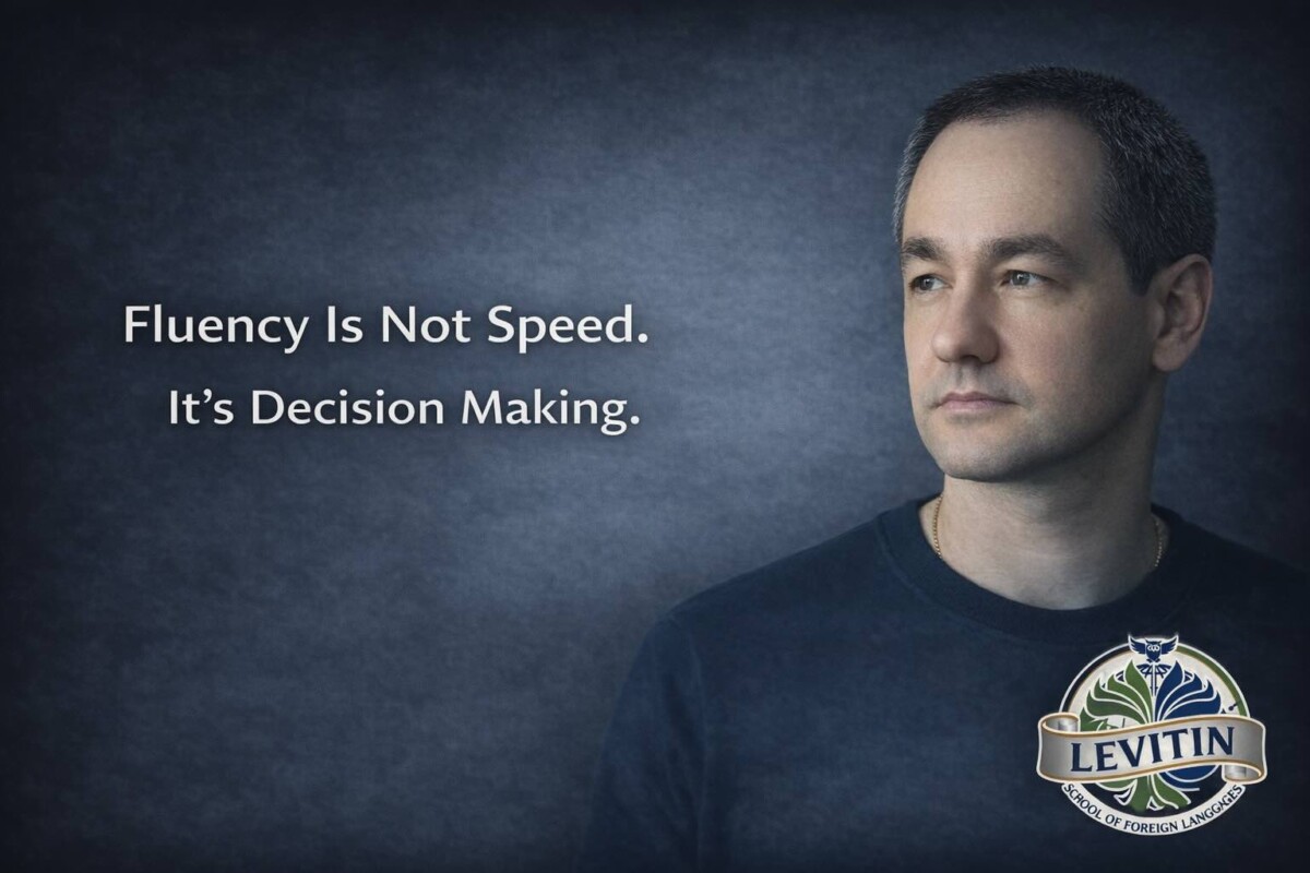Fluency Is Not Speed. It’s Decision Making.