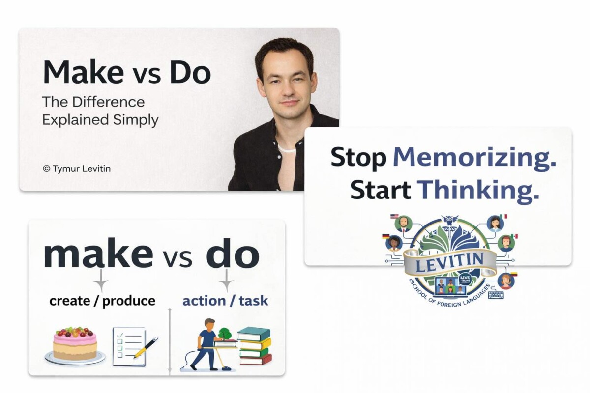 Make vs Do — The Difference Explained Simply