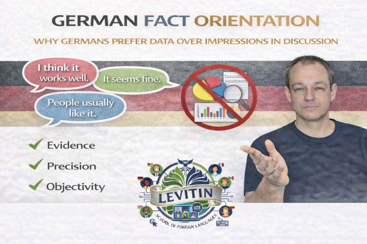 German Fact Orientation — Why Germans Prefer Data Over Impressions in Discussion
