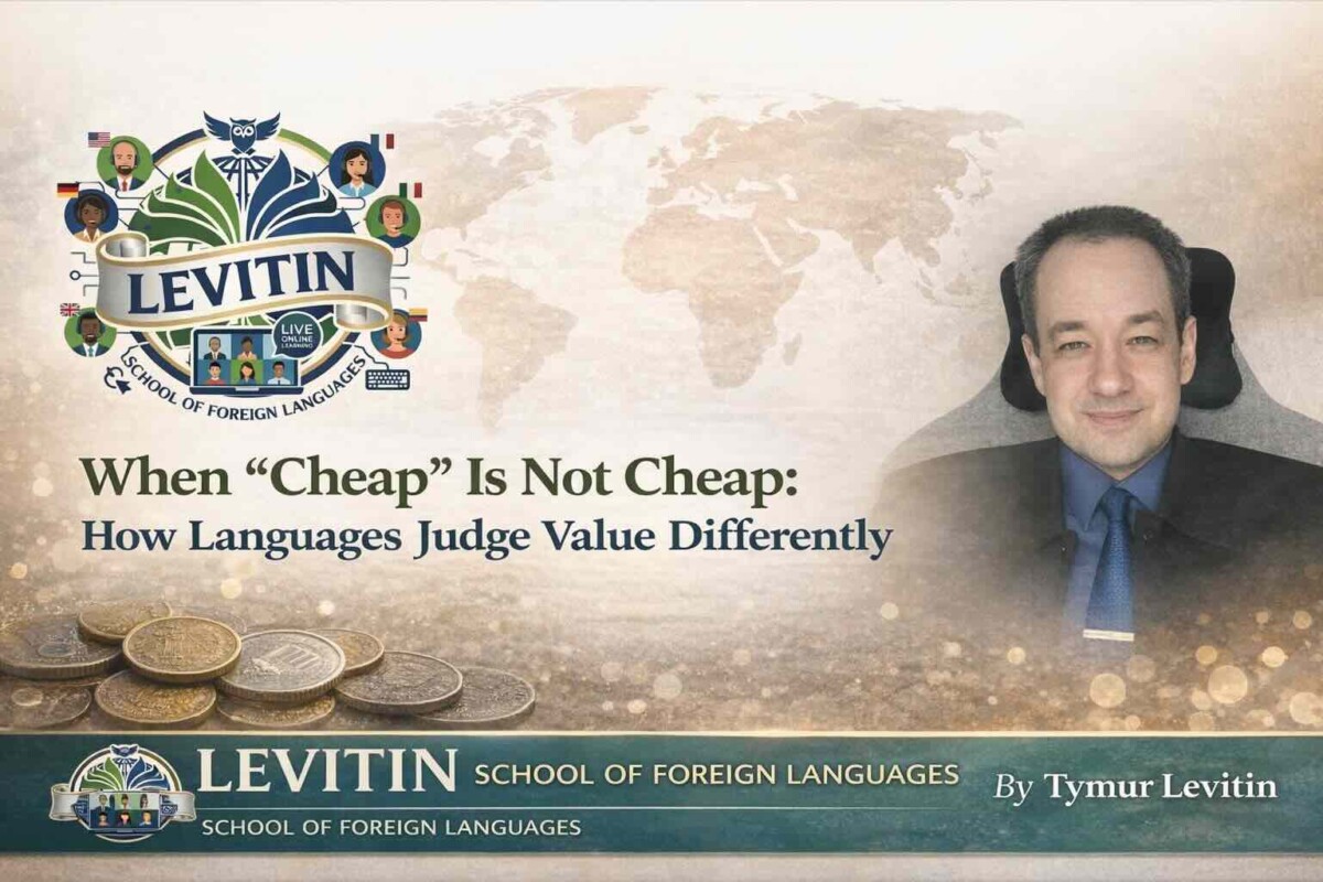 When “Cheap” Is Not Cheap: How Languages Judge Value Differently