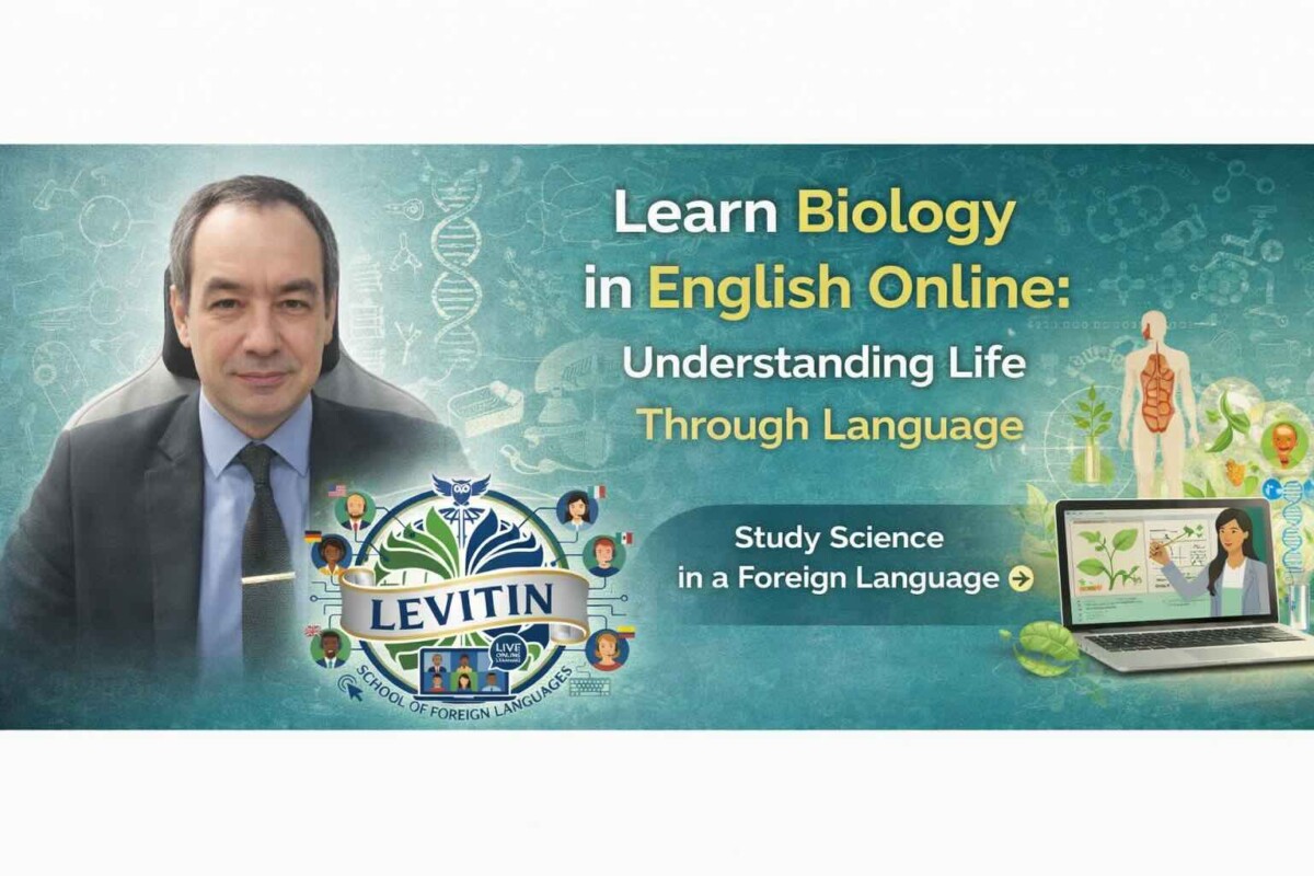 Learning Biology in English Online: Understanding Life Through Language