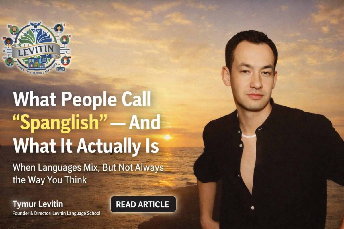 What People Call “Spanglish” — And What It Actually Is