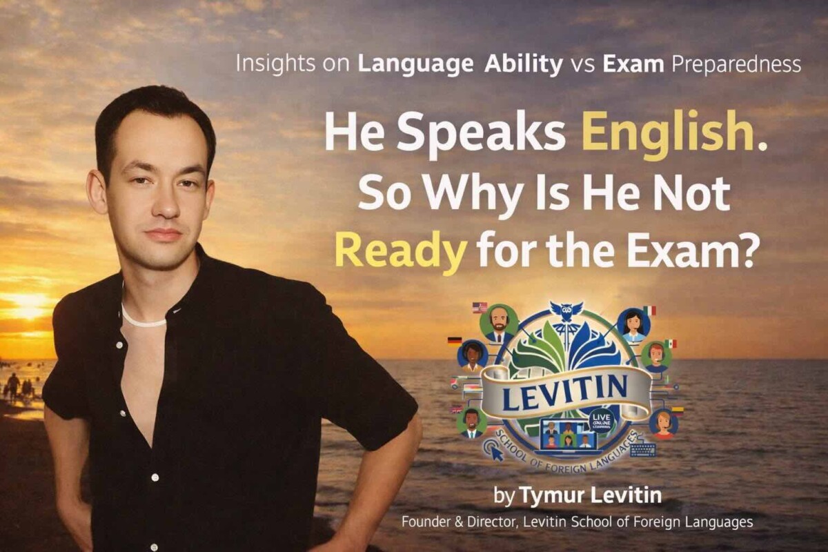 He Speaks English. So Why Is He Not Ready for the Exam?
