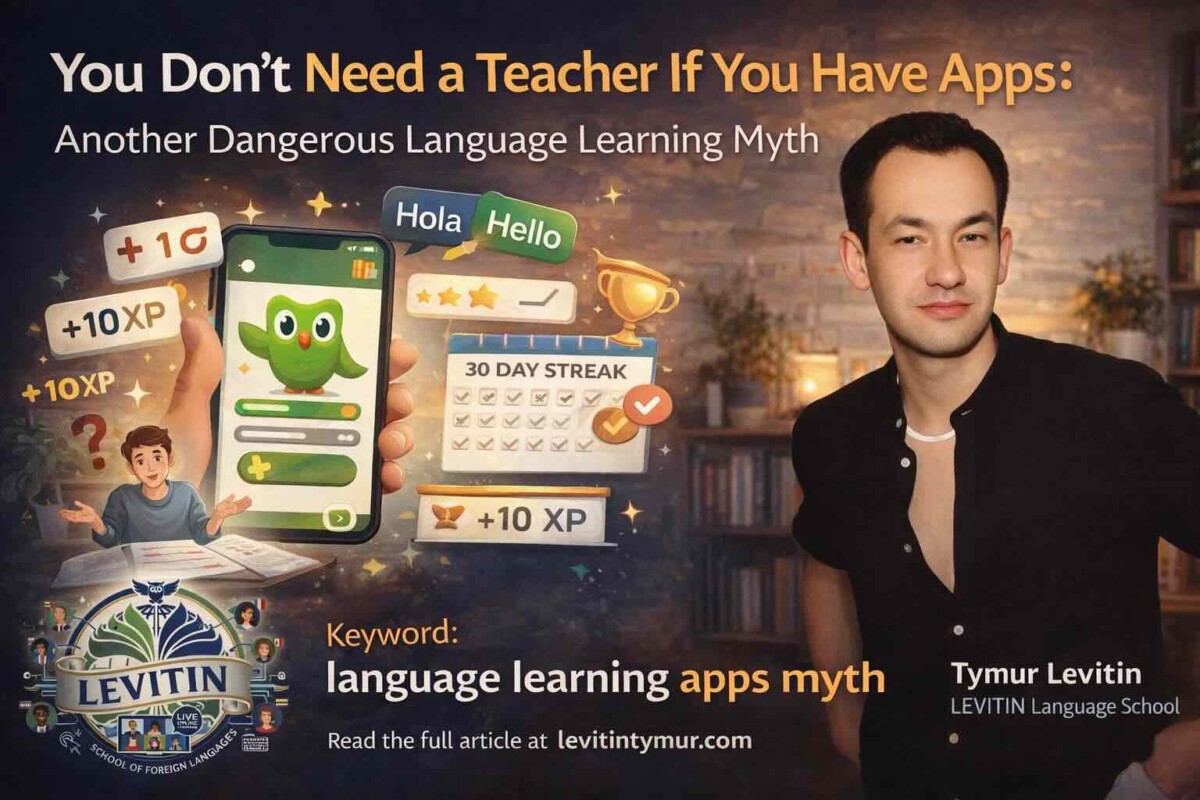 You Don’t Need a Teacher If You Have Apps: Another Dangerous Language Learning Myth