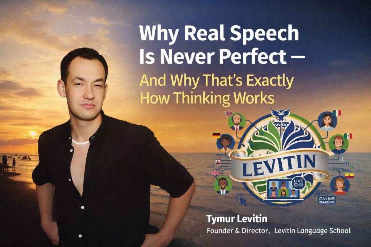 Why Real Speech Is Never Perfect — And Why That’s Exactly How Thinking Works