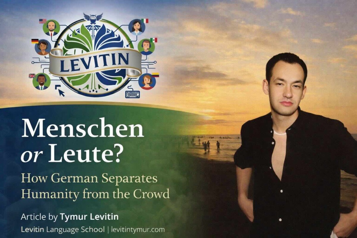 Menschen or Leute? How German Separates Humanity from the Crowd